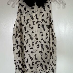 Stylish Black and White Women's Top